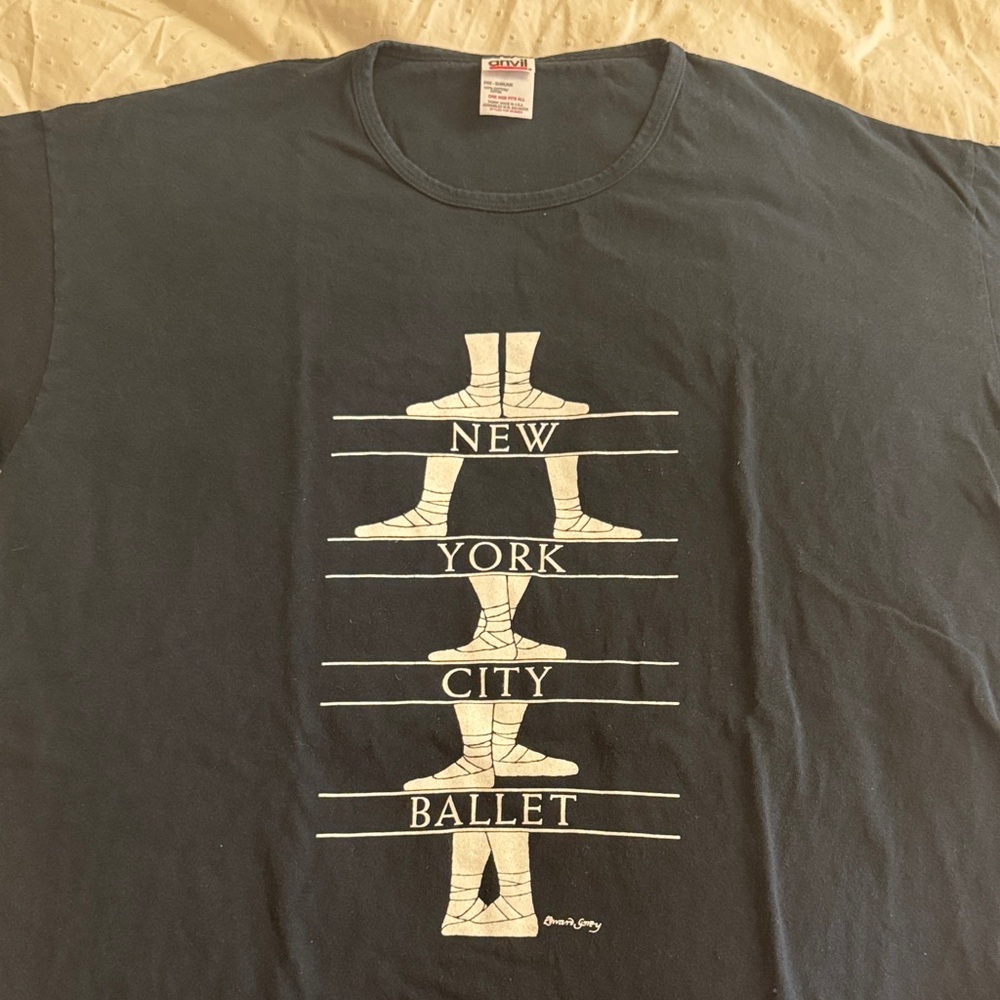 Edward Gorey New York City Ballet black T-shirt